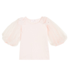 Tutu Du Monde Papillion Cotton Jersey And Tulle Top In Pink