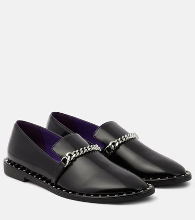 Stella Mccartney Falabella Alter Mat Loafers In Black  