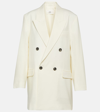 Ami Alexandre Mattiussi Ami Paris Double Breasted Tailored Blazer In White