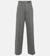 Vivienne Westwood Tailored Straight Wool Pants In Grey