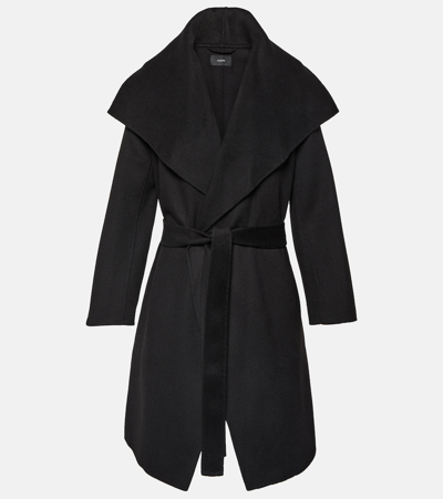 Joseph Granby Wool And Cashmere Coat In Black