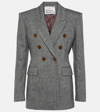 Vivienne Westwood Wool-blend Double Breasted Blazer In Grey
