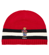 Polo Ralph Lauren Polo Bear Cotton Beanie In Multicoloured