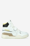 Isabel Marant 10mm Alsee-gz Leather Sneakers In Black