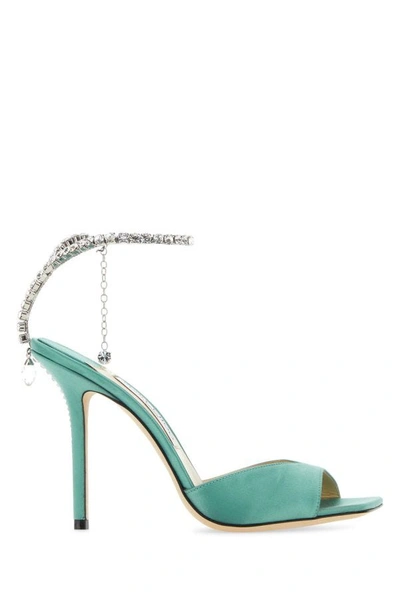 Jimmy Choo Sandals In Green