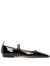 Thom Browne Patent Leather Pointed Thom John Flats