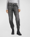 Rag & Bone Miramar Faux Jeans Cotton Joggers In Blk Magic