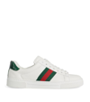 GUCCI LEATHER ACE SNEAKERS