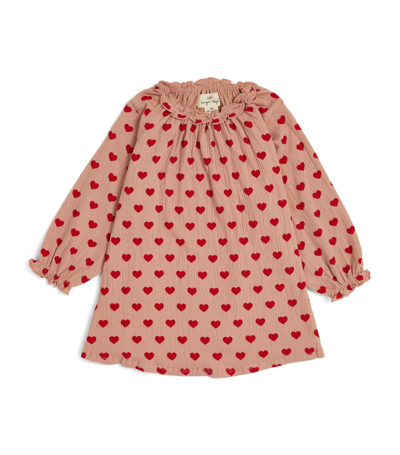 Konges Sløjd Heart Print Chleo Dress (9-24 Months) In Multi
