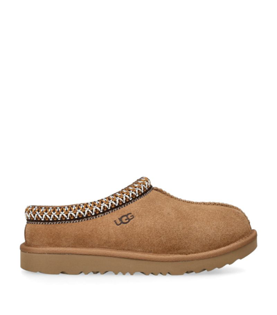 Ugg Kids Suede Tasman Ii Slippers In Brown