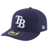 NEW ERA MENS TAMPA BAY RAYS NEW ERA RAYS 59FIFTY AUTHENTIC COLLECTION CAP
