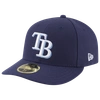 New Era Mens Tampa Bay Rays  Rays 59fifty Authentic Collection Cap In Navy/navy