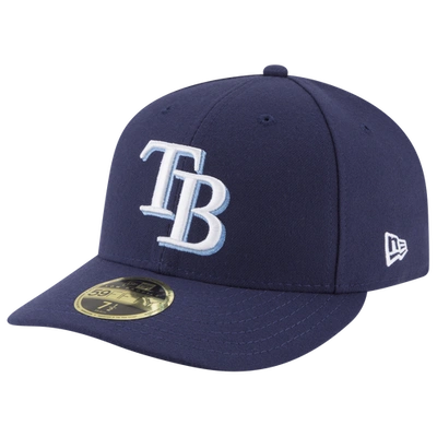 New Era Mens Tampa Bay Rays  Rays 59fifty Authentic Collection Cap In Navy/navy