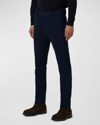 Bugatchi Men's Slim-straight Stretch Chino Pants In Navy