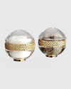 L'OBJET BRAID 24K GOLD-PLATED SALT & PEPPER SHAKERS, SET OF 2