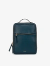 Calpak Kaya Faux Leather Laptop Backpack In Bermuda