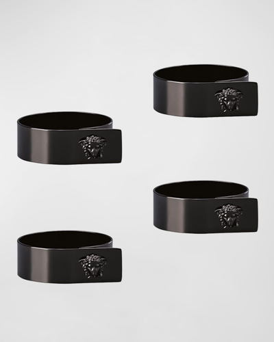 Versace Medusa Napkin Ring, Set Of 4