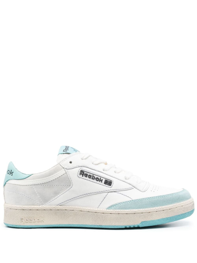 Reebok By Palm Angels Club C Leather Trainers In Blue