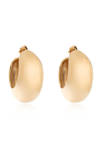 ISABEL MARANT ISABEL MARANT SHINY CRESCENT POLISHED BUTTERFLY FASTENED EARRINGS