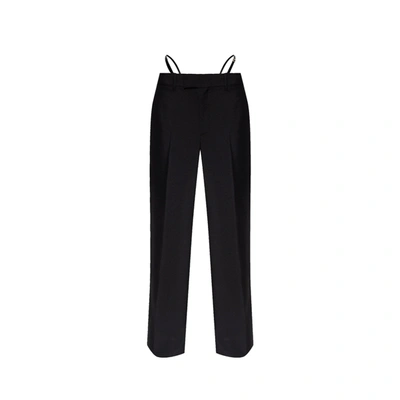 Gucci Wool Mohair Pant In Black