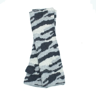 Portolano Camouflage Arm Warmer In Blue