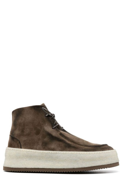 Marsèll Parapana Suede Ankle Boots In Braun