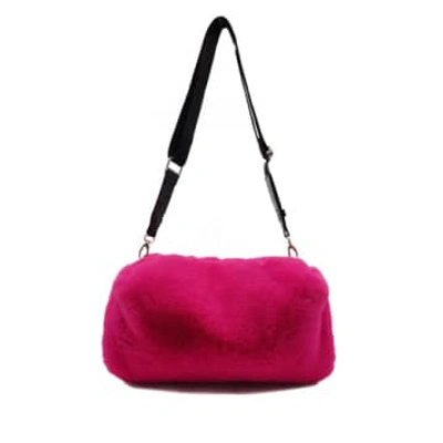 Nooki Design Jackson Faux Fur Shoulder Bag-pink