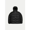 RAINS BLACK ALTA PUFFER JACKET