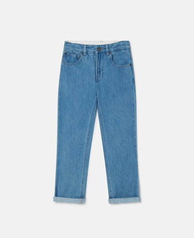 Stella Mccartney Kids' Relaxed Fit Jeans In Blue