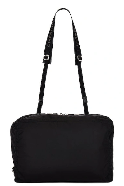 Givenchy Men's Pandora Medium Leather Crossbody Bag In Black