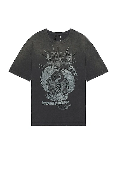 Visvim Jumbo Crash World Tour T-shirt In Black