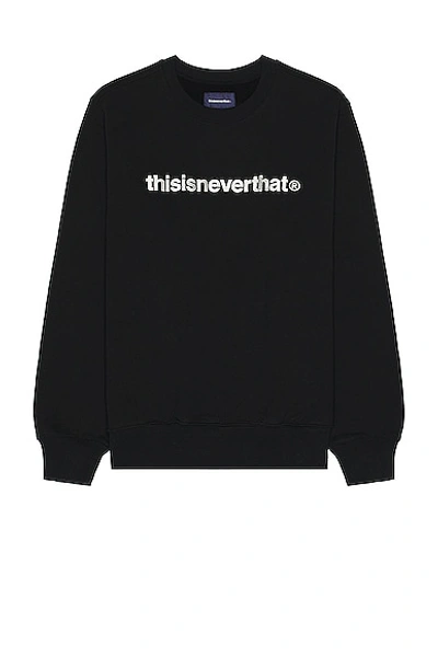 Thisisneverthat Black Embroidered Sweatshirt