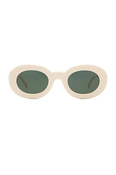 Jacquemus Off-white Le Chouchou 'les Lunettes Pralu' Sunglasses In Off White