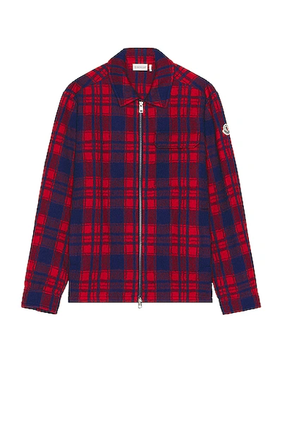 Moncler Shirt In Red