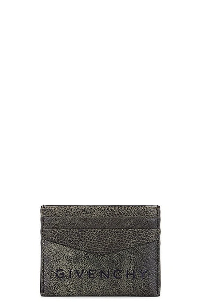 Givenchy Card Holder In Grey