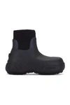Ambush Elasticated Ankle Welly Boots In Black