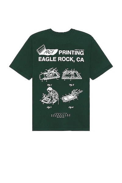 Reese Cooper Rci Printing T-shirt In Forest