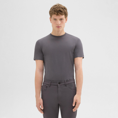 Theory Precise Tee In Luxe Cotton Jersey In Pestle