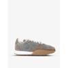 Marine Serre Womens Grey Moonwalk Moon-embellished Suede Low-top Trainers In Grey