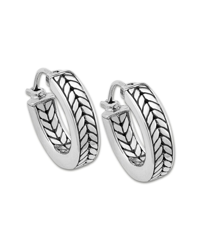 Samuel B. Samuel B Silver Huggie Earrings