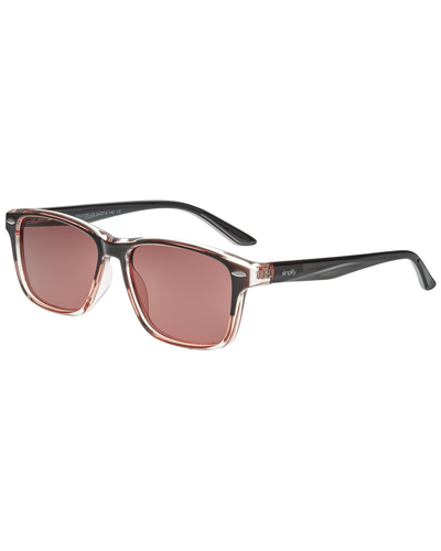 Simplify Bertha Unisex Ssu130-c6 54mm Polarized Sunglasses In Pink