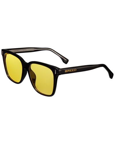 Breed Mens Black Square Sunglasses Bsg066c8