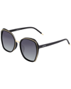 Bertha Jade Polarized Sunglasses In Black/black