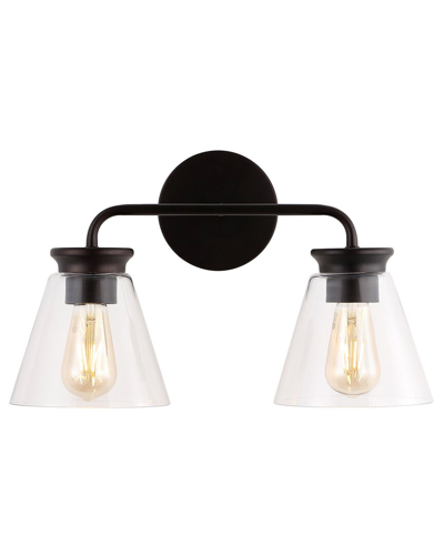 Jonathan Y Kondo 17in 2-light Led Vanity In Metallic