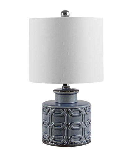 Safavieh Bijou Ceramic Table Lamp In Blue