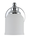 JONATHAN Y JONATHAN Y LYDIA 5.13 1 LIGHT IRON FROSTED GLASS FARMHOUSE COTTAGE LED VANITY LIGHT