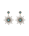 Adornia 14k Over Silver Crystal Drop Earrings