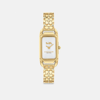 Coach Cadie Watch, 17.5mm X 28.5mm In Gold