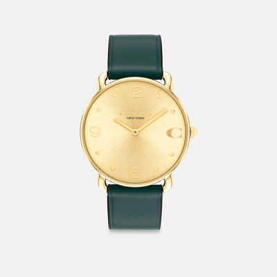 Coach Elliot Watch, 36mm In Green