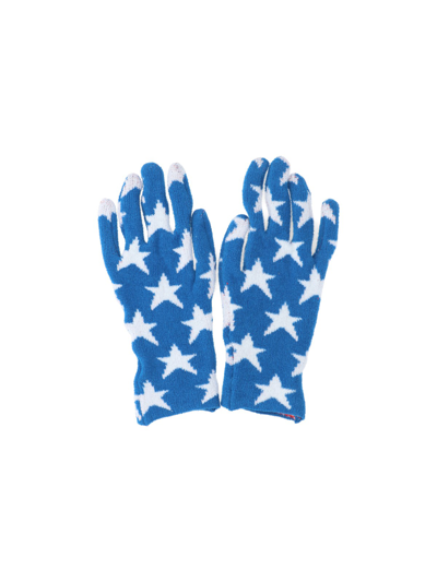 Erl Star Gloves In Blue